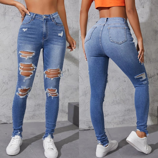 Dunja™ | Ribbed skinny jeans