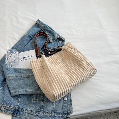 Felicia™ | Corduroy Tote Bag