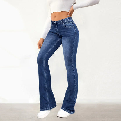 Laura™ | Slim fit flare jeans