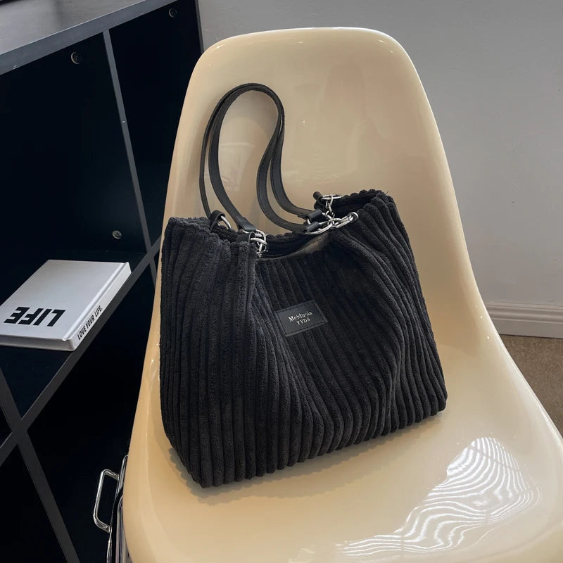 Felicia™ | Corduroy Tote Bag