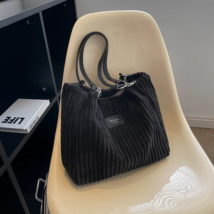 Felicia™ | Corduroy Tote Bag