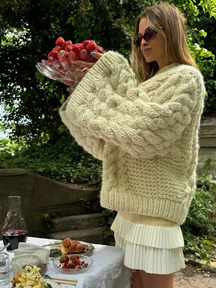 Fleur™ | Gebreide sweater