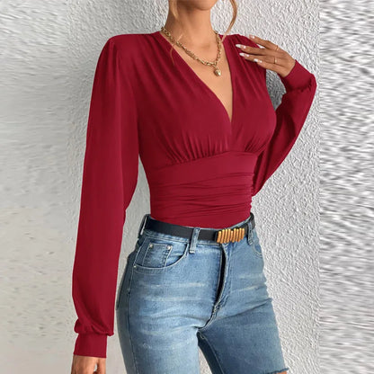Yara™ | V-Hals Blouse