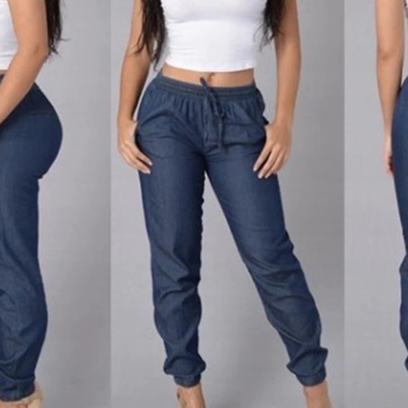 Zara™ | Elastic Waist Jeans