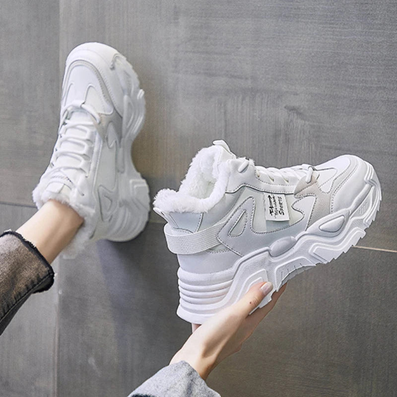 Isadora™ | Sneakers met Faux Bont
