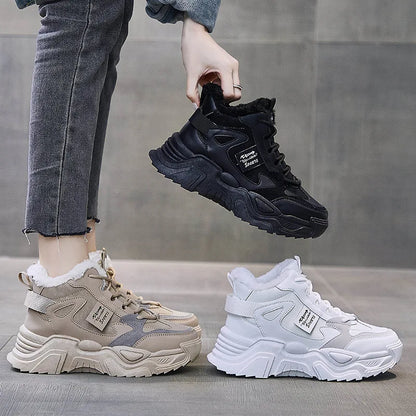 Isadora™ | Sneakers met Faux Bont
