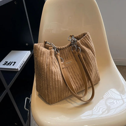 Felicia™ | Corduroy Tote Bag