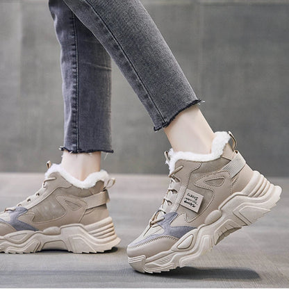 Isadora™ | Sneakers met Faux Bont