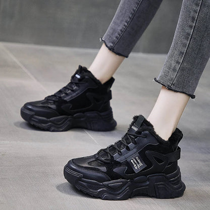 Isadora™ | Sneakers met Faux Bont